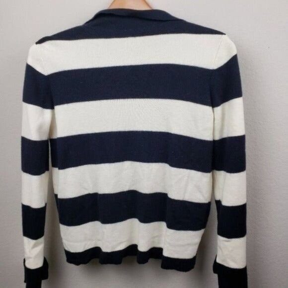 Tart striped wool double-breasted jacket size XS - Picture 3 of 8